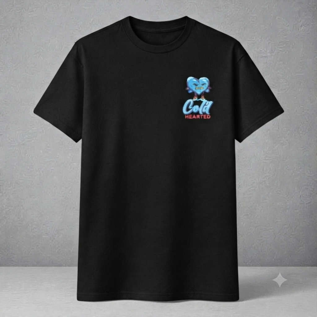 Cold Hearted Tee Front Logo