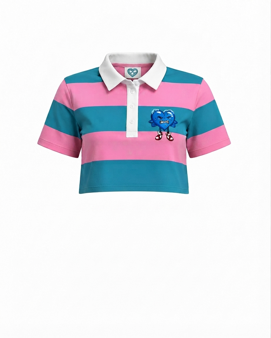 Cold Hearted Crop Polo