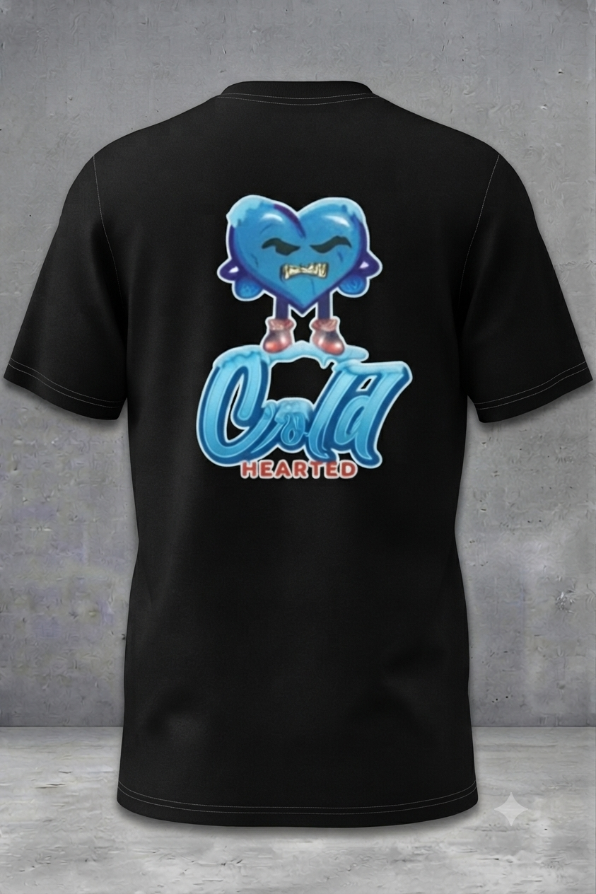 Cold Hearted Tee Back Logo Only
